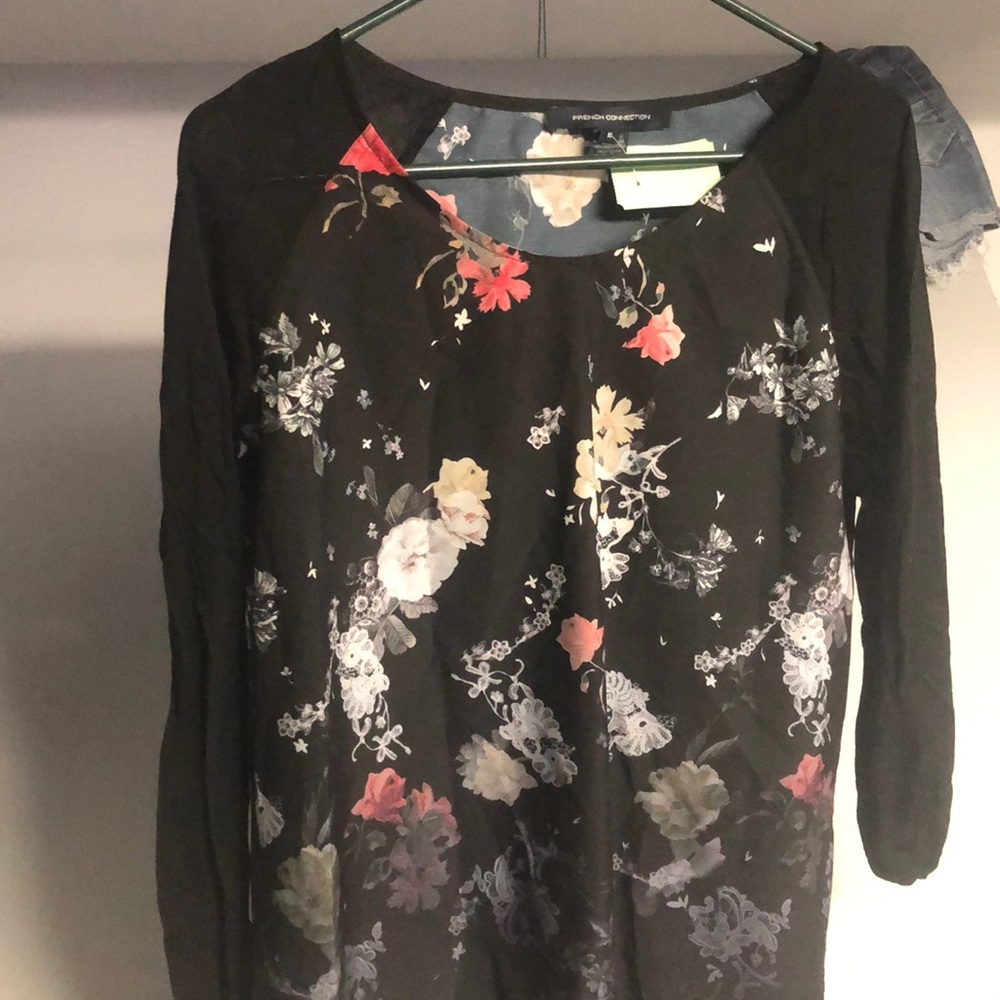 Long Sleeved Floral Shirt (French Connection)